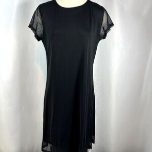 NWT Lucky & Blessed Women's Black Sheer with Lining Dress Size Medium